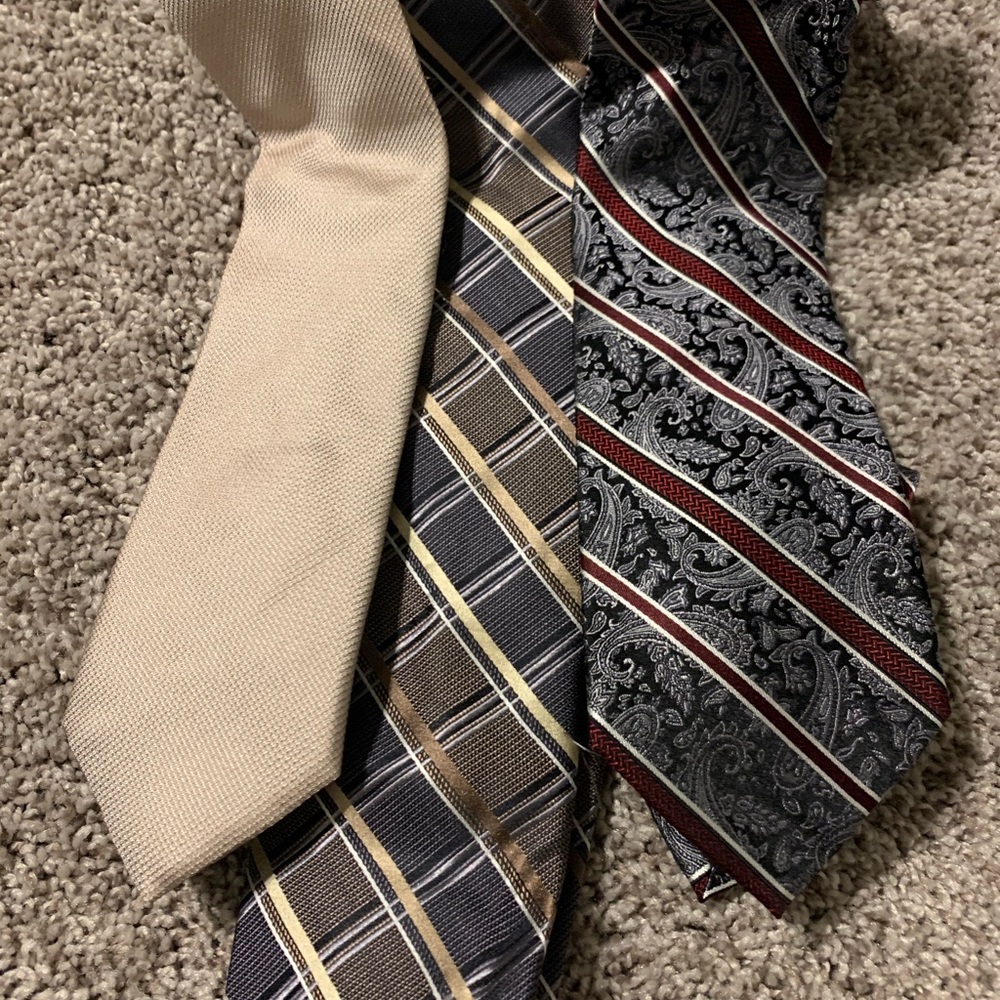 Set of 3 Men’s Ties. Brand New